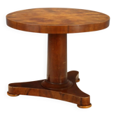 Table ancienne style Empire en noyer, Italie, fin XIXe siècle