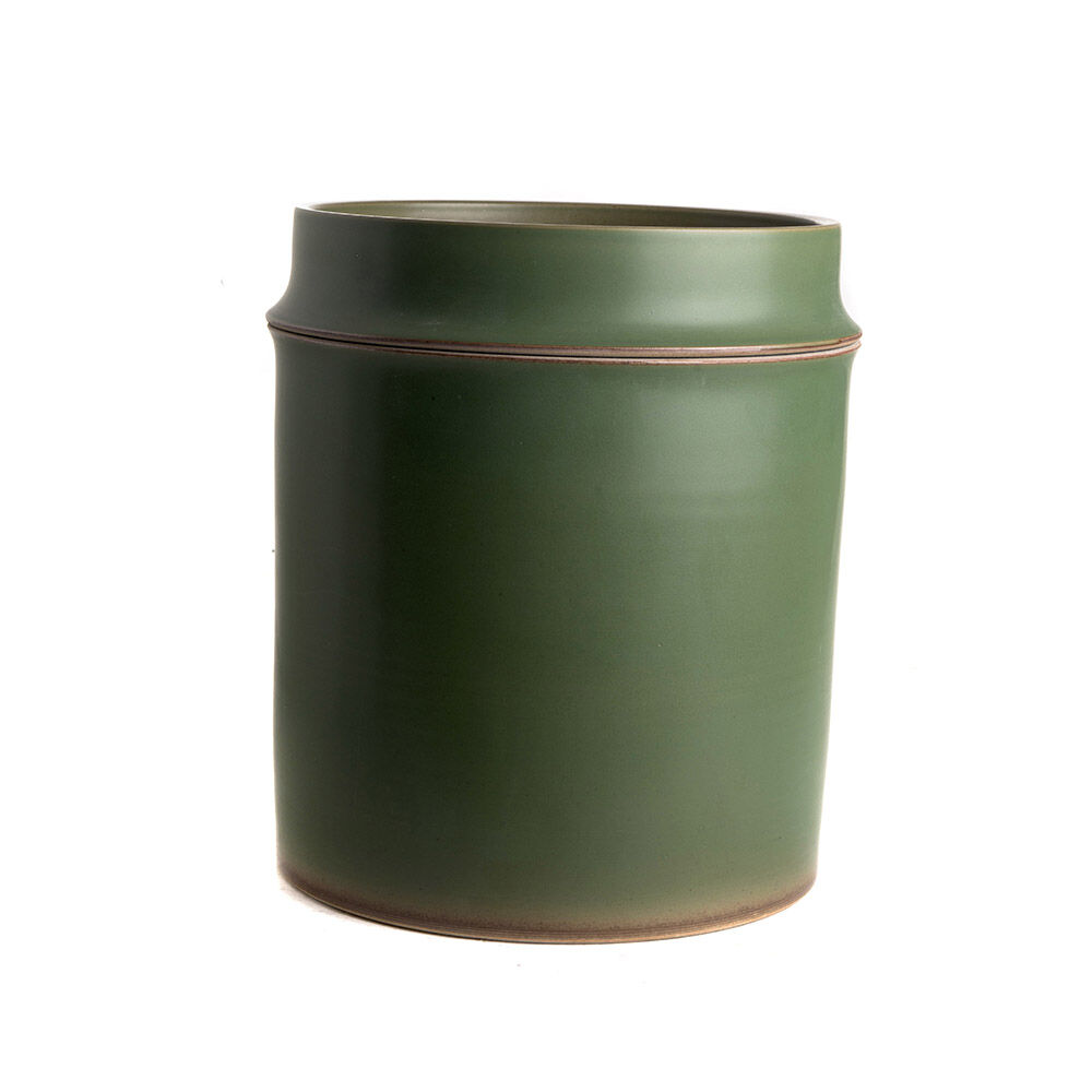 Jarre condiment bambou vert