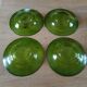 4 assiettes creuses en verre