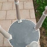 Paire de tabourets poufs anciens style louis xvi