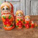 Poupées russes ou Matriochka traditionnelle