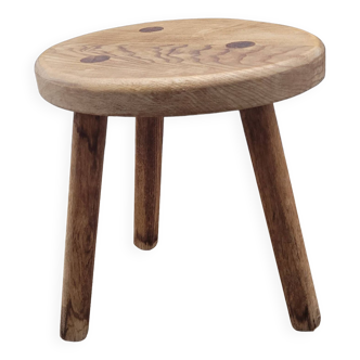 Tabouret tripode vacher oeuf