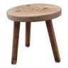 Tabouret tripode vacher oeuf