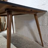 Vintage table with compass legs