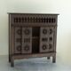 Breton enclosed bed, doll furniture.