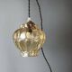 Golden crystal bulb lamp