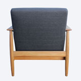 1960s Armchair Wilhelm Knoll in oak wood