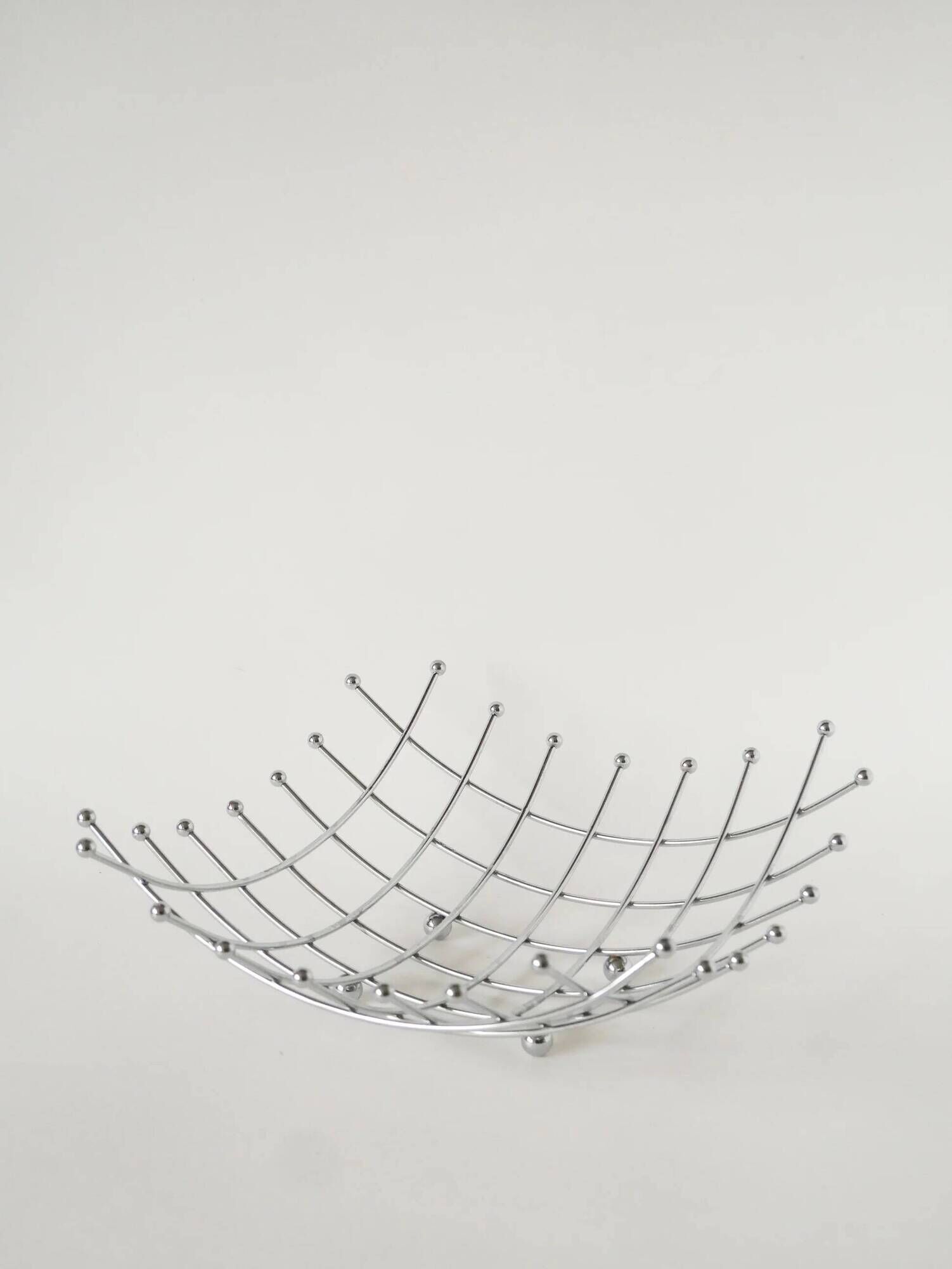 Stainless steel fruit bowl, design, 1980