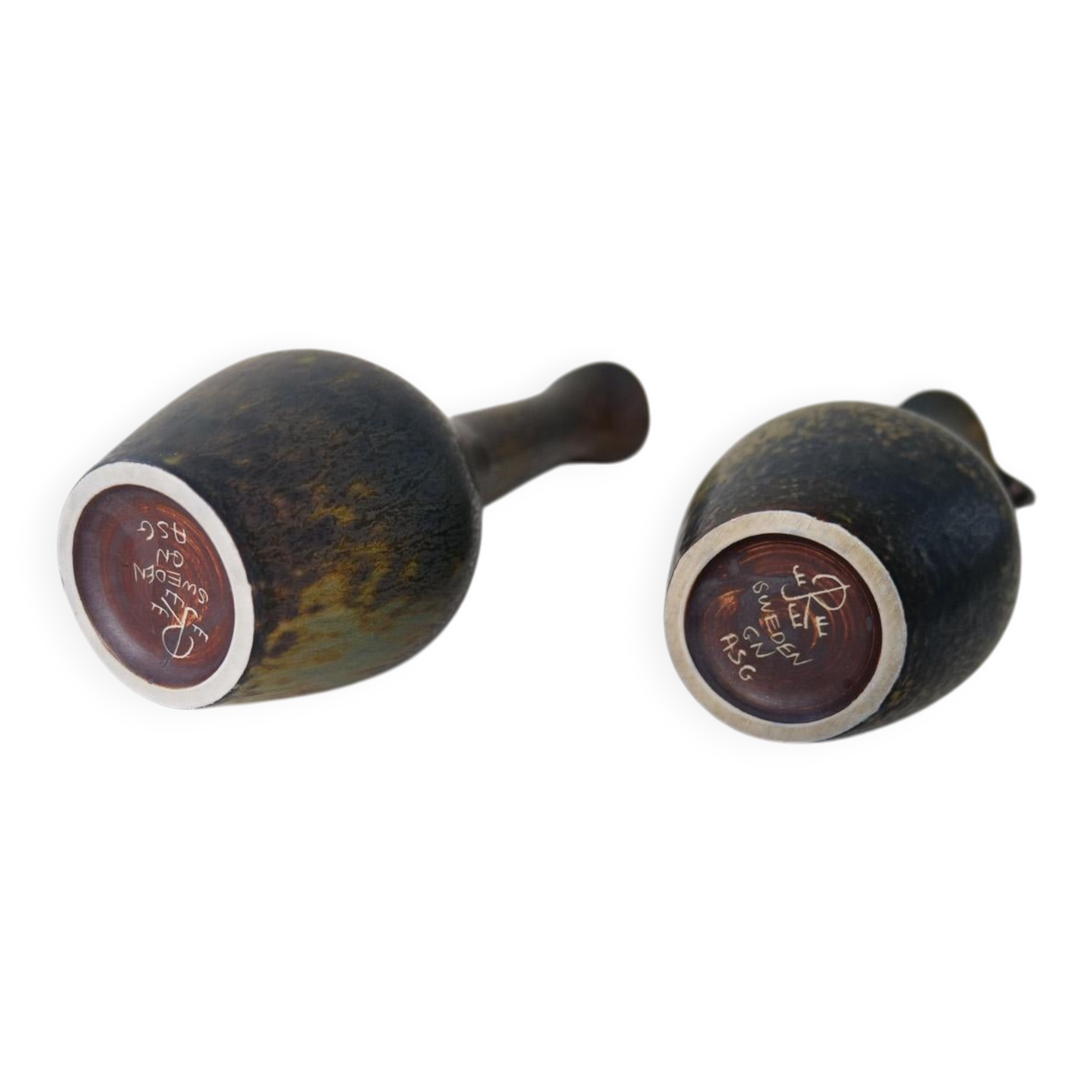 Collection of 3 ceramic vessels by Gunnar Nylund Rörstrand Sweden, 1950s