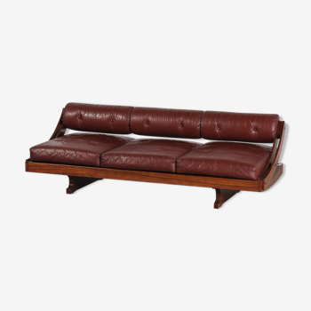 Leather sofa GS-195 by Gianni Songia for Sormani, ca 1963