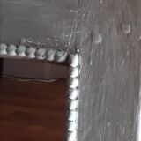 19th century wooden beaded mirror