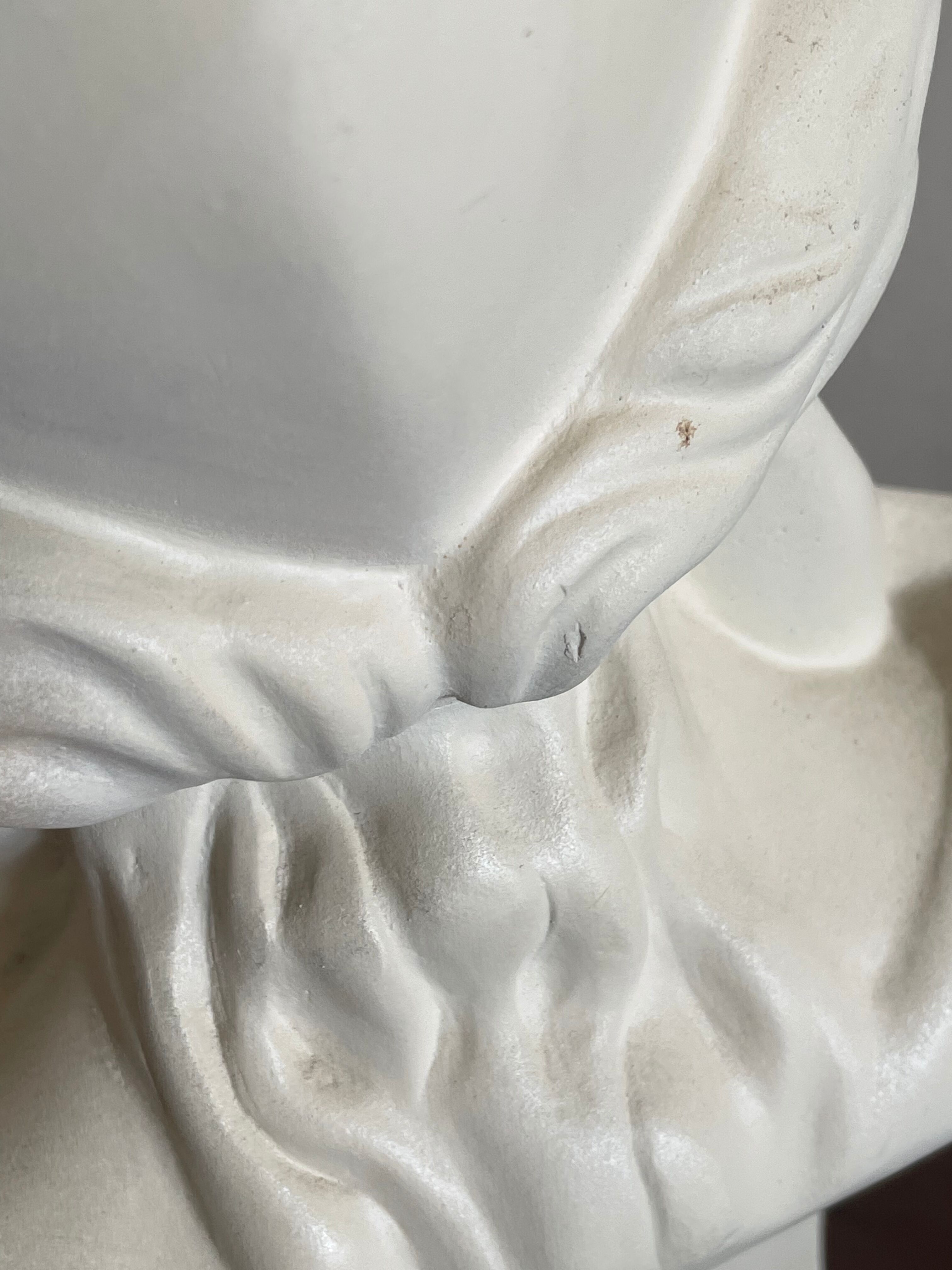 Marianne bust in RF plaster