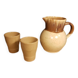 The Pitcher and its two stoneware cups