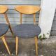 (Lot) 4 chaises Baumann Fontania (restaurées) 1960