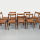 Set of 8 stackable chairs from the Czech manufacturer Bukoza