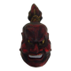 Old Japanese mask in polychrome wood. 70s 80s
