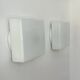 Pair of vintage Lita opaline wall lights, France 1970s