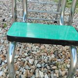 Escabeau tabouret formica ancien