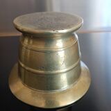 18th century gilded bronze mortar