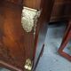 Empire mahogany bedside table