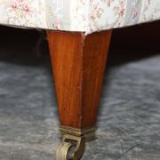 Large canapé Antique Howard & Sons Portarlington original tapestry ticking