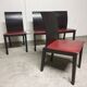 Set de 4 chaises design italien vintage 2000