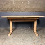 Danish Design Beech Dining Table Oval Extendable