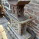 2 tabourets africains en bois sculpté
