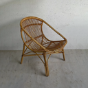 Rattan armchair for children