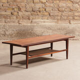 Scandinavian teak coffee table, circa 1960