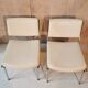 Paire de chauffeuses vintage