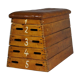 Leather gym box, bench 1930s