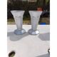 Set of aluminium vases from the 1930s.