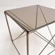 Geometric Isocele side table by Max Sauze, 1960s