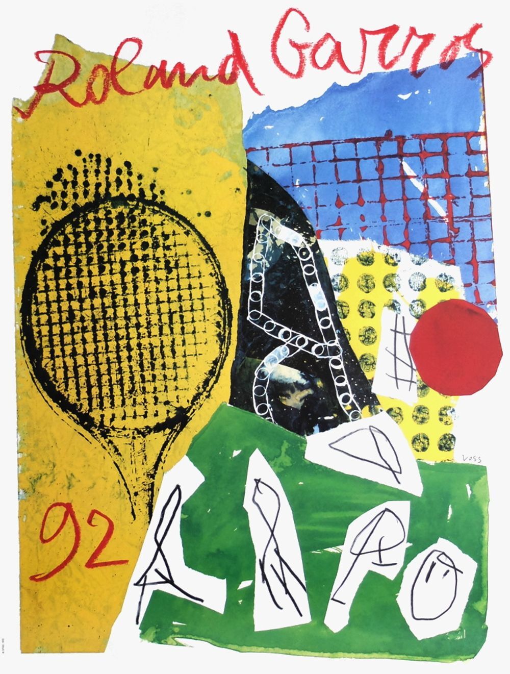 Official poster Roland Garros 1992