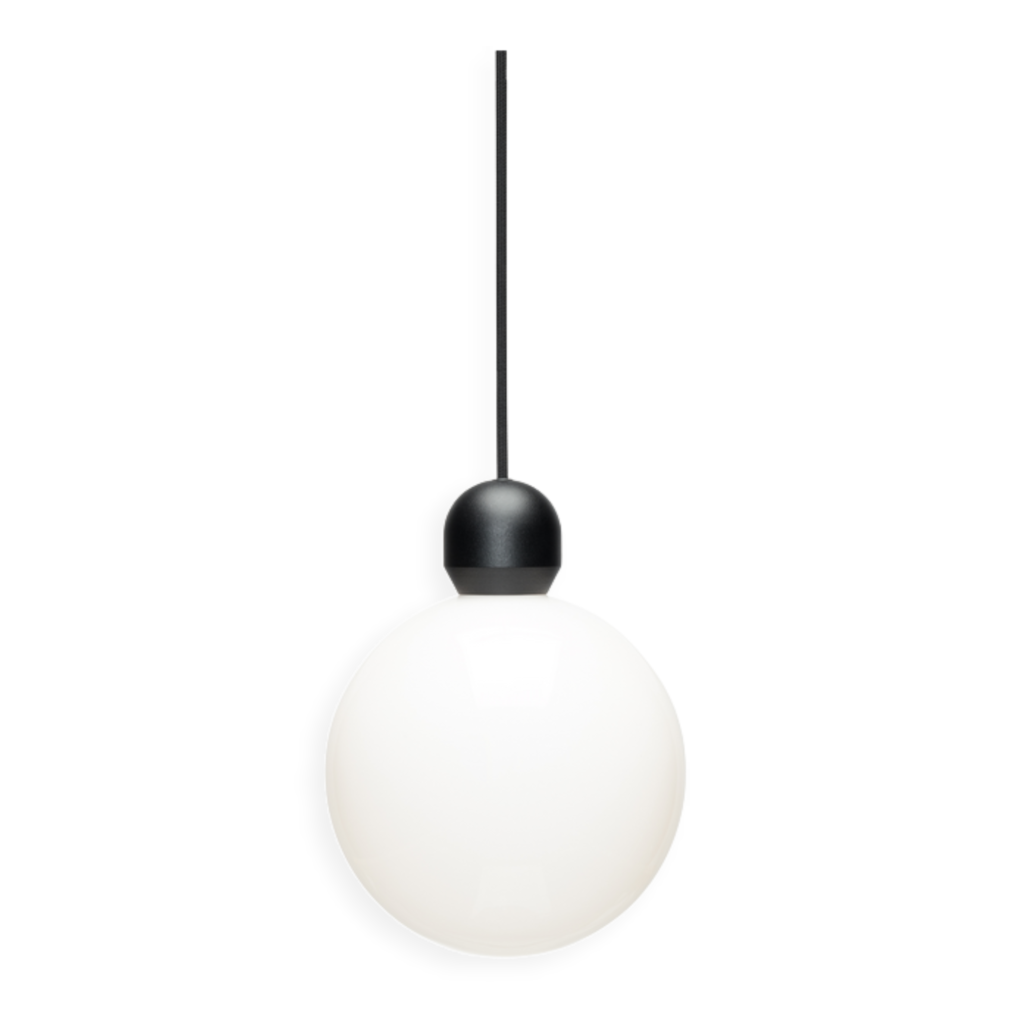 Pendant lamp atom black structure ⌀20cm belid