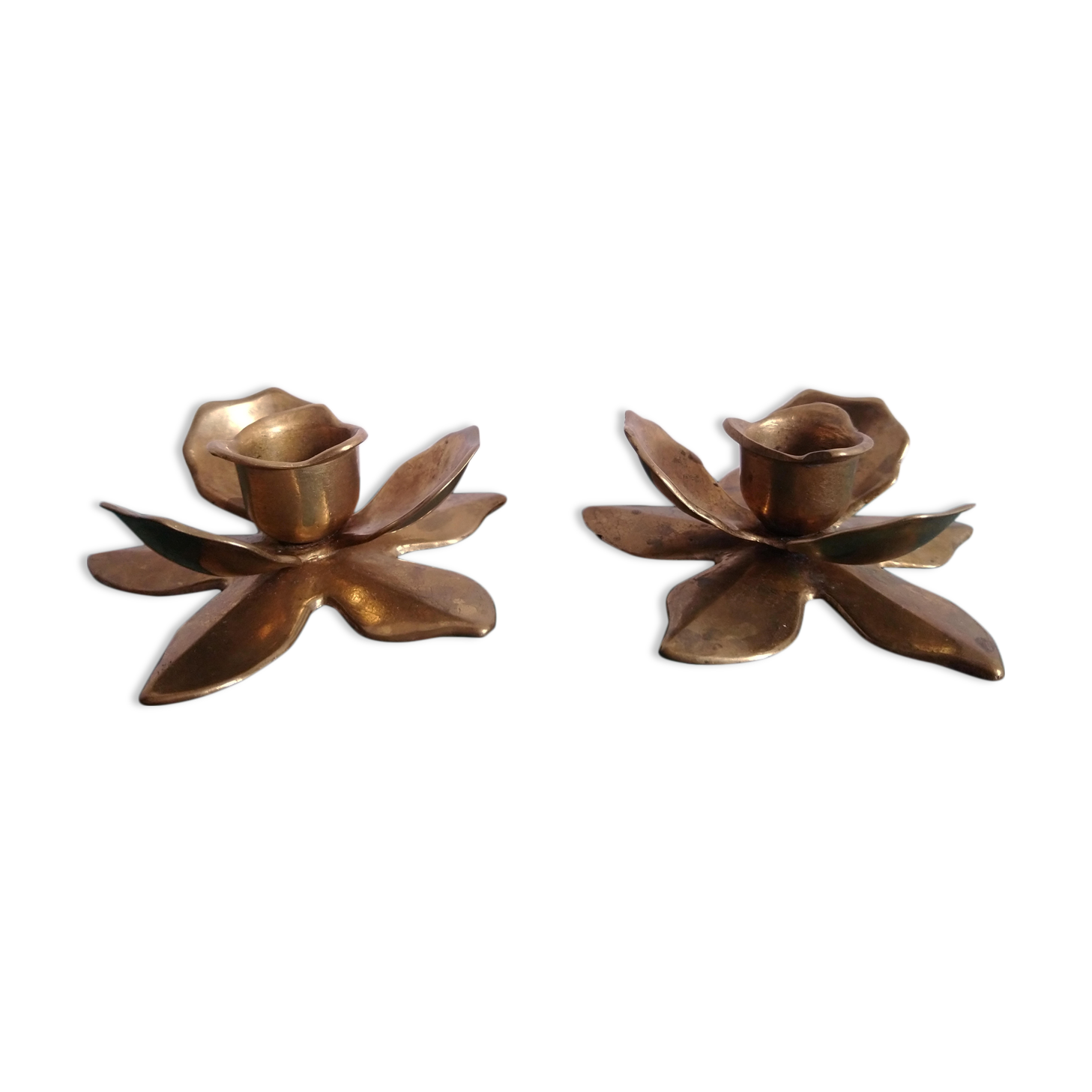 Bougeoirs fleurs