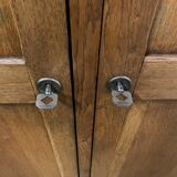 Vintage Parisian cabinet in small model oak