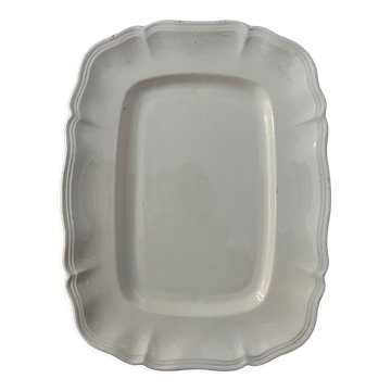 Large presentation plate Sarreguemines