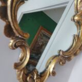 Mirror XIXth gilded wood and mercury ice 61x45cm
