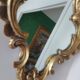 Mirror XIXth gilded wood and mercury ice 61x45cm