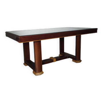 Architectural table in Art Deco style with secret drawers (1970)