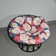 Papasan rattan lounge chair 1970s