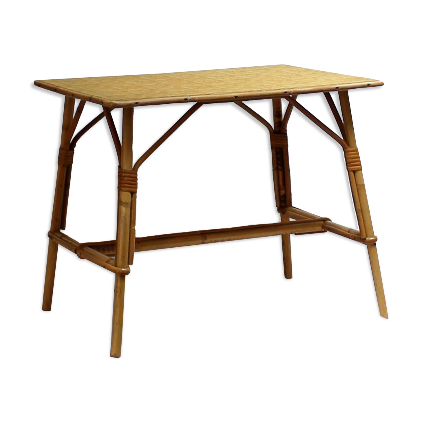 Rattan coffee table