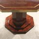 Elm broussin dining room table by Jean Claude Mahey for Maison Romeo, 70s