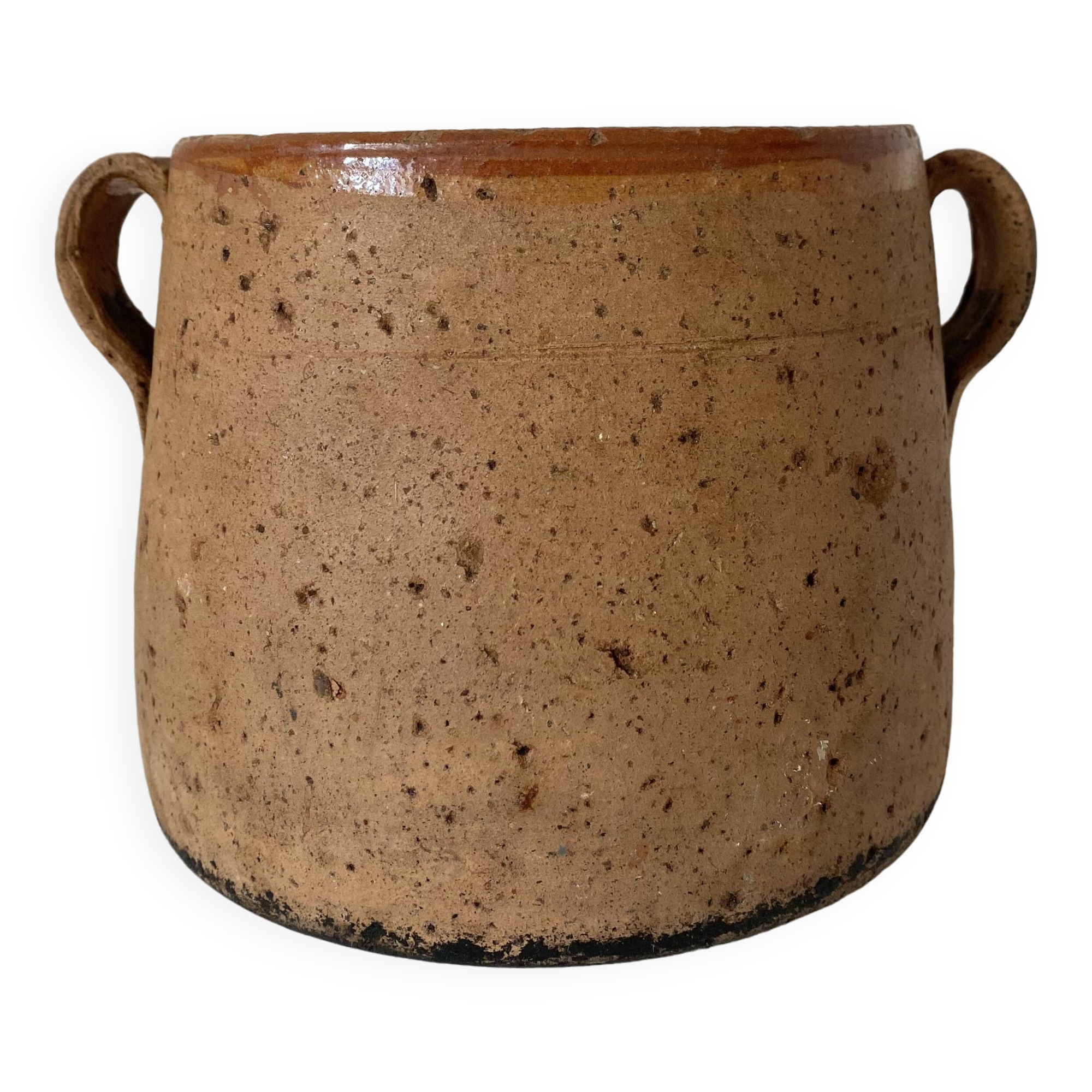 Old terracotta pot