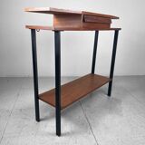 Vintage teak console Italy 1960