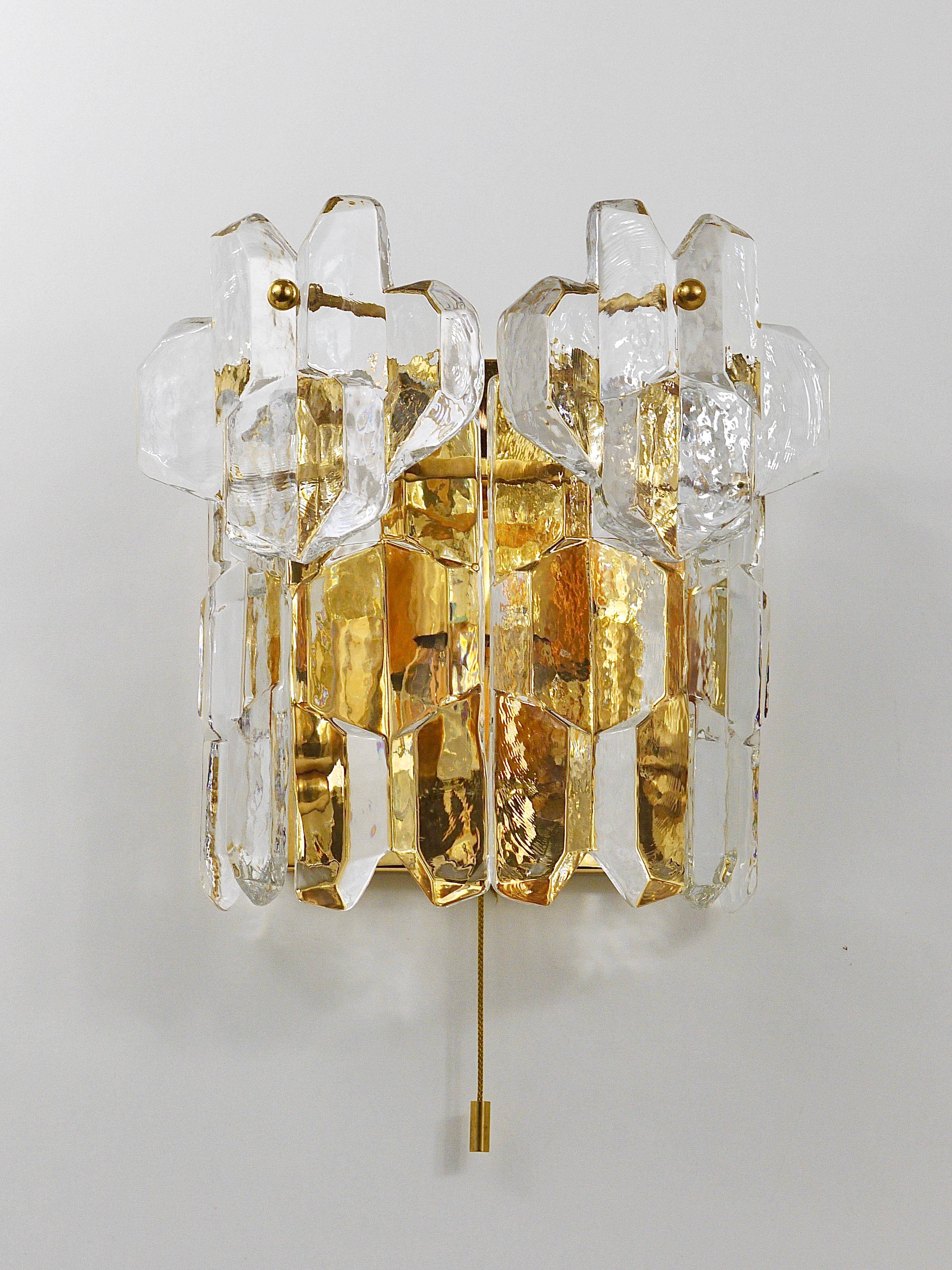 Palazzo Grand Model Wall Light by J.T. Kalmar - 1970