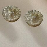 Crystal Glass Sconces Set of 2 /Wall lights by Staff Germany 1970’s