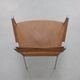 2x Arm Chair in Leather and Stainless steel by Gerard van den Berg, 1990s